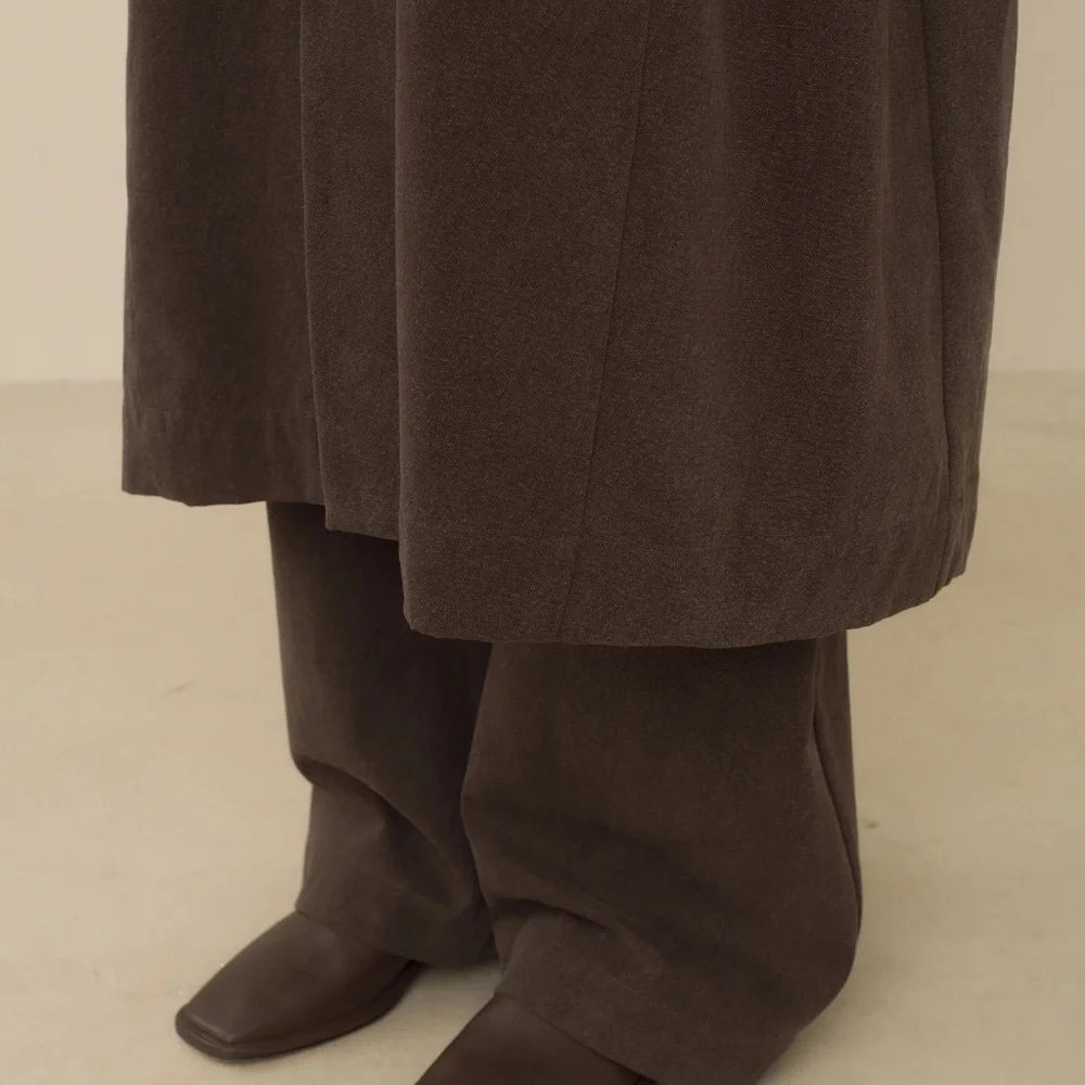 Lauren Manoogian Canvas Car Coat in Soil - Picture 6 of 10